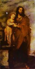 Haga click para ver la imagen ampliada joseph with infant christ.jpg